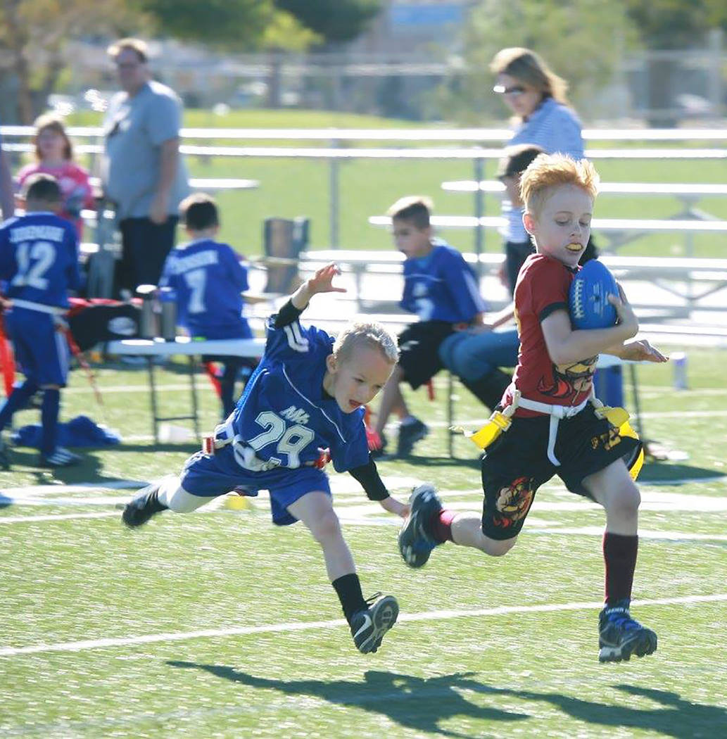 Special to the Pahrump Valley Times Kids under 10 years old who want to play flag football can ...