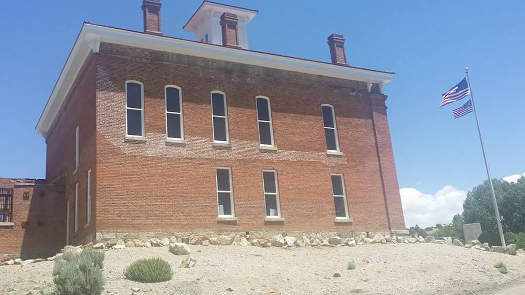 David Jacobs/Times-Bonanza & Goldfield News A side view of the historic Belmont Courthouse is s ...