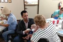 Selwyn Harris/Pahrump Valley Times Nevada District 4 Congressional candidate Charles Navarro s ...