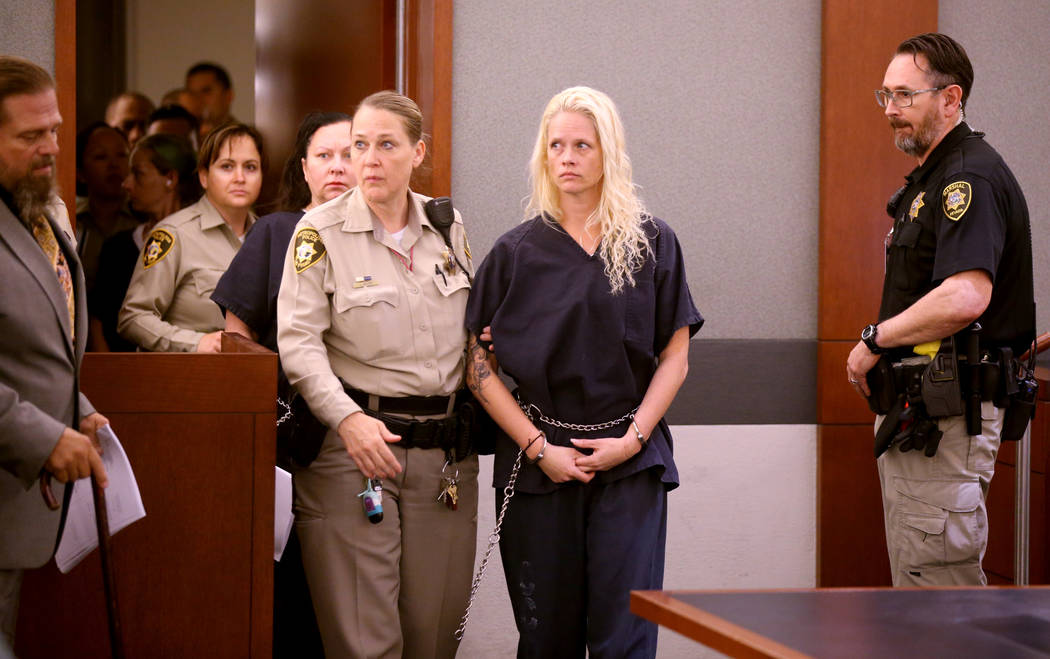 Korey Hooper, from right, Norma Snyder and Dorothy "Dot" Mitchell appear in court at the Region ...