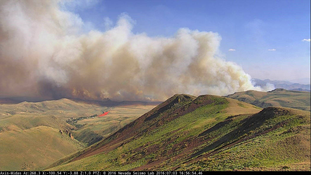 University of Nevada, Reno The Nevada BLM ALERTWildfire camera system was used successfully in ...