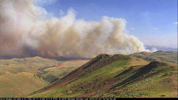 University of Nevada, Reno The Nevada BLM ALERTWildfire camera system was used successfully in ...