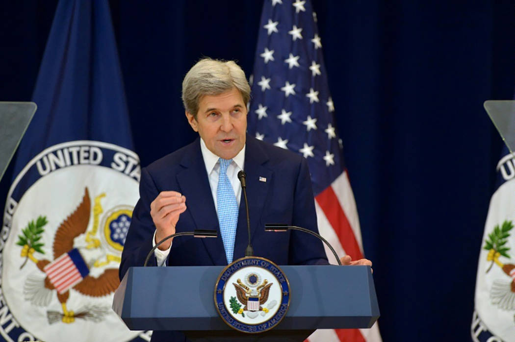 U.S. State Department photo website John Kerry as shown in a 2016 photo from the U.S. State Dep ...