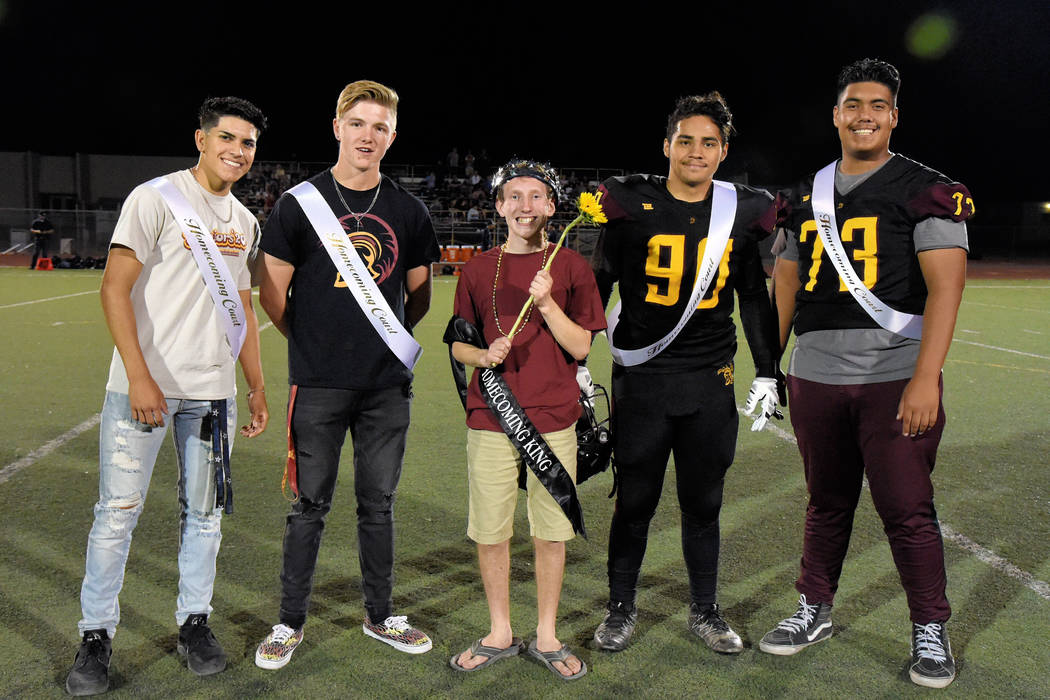 Peter Davis/Special to the Pahrump Valley Times Pahrump Valley High School homecoming king Asht ...