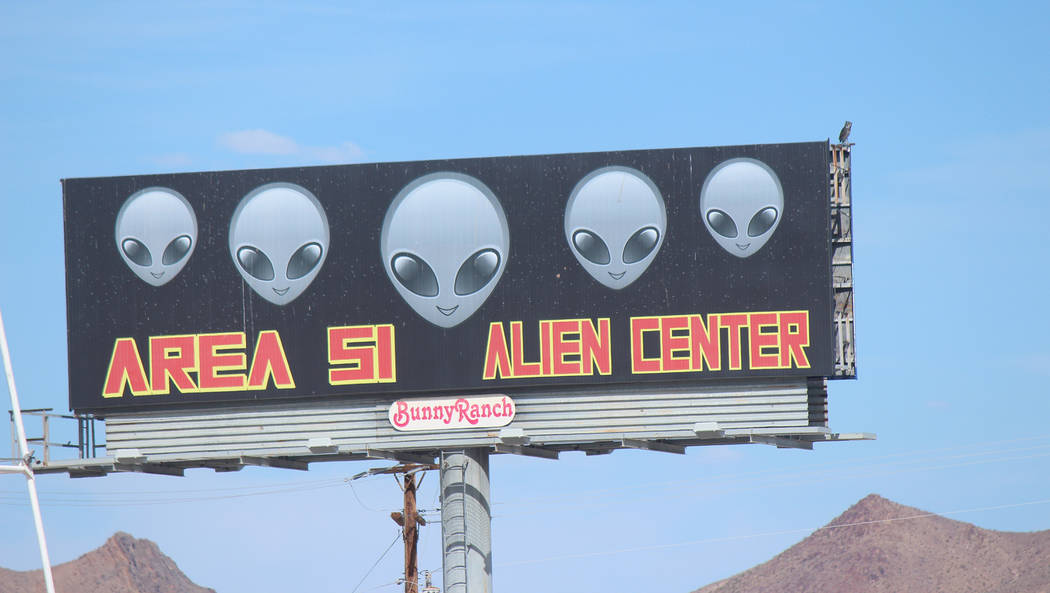 Jeffrey Meehan/Pahrump Valley Times The Area 51 Alien Center in Amargosa Valley was the origin ...