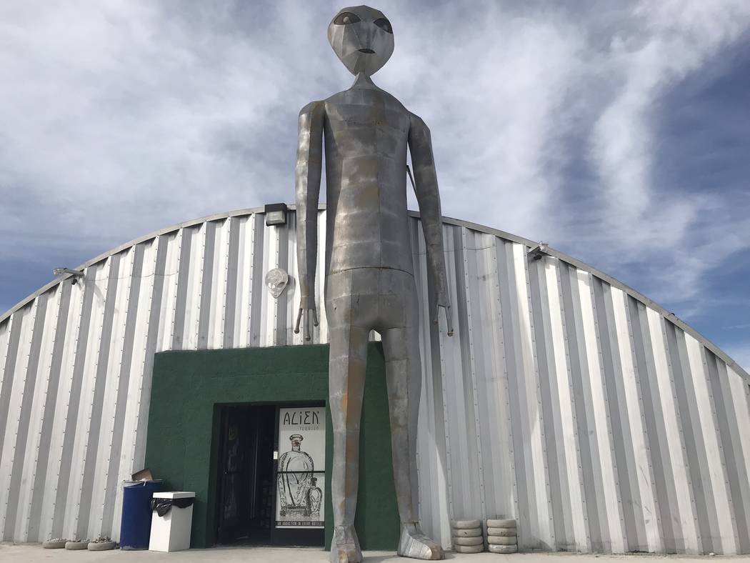 Jeffrey Meehan/Pahrump Valley Times The Alien Research Center on State Route 375 held a two-day ...