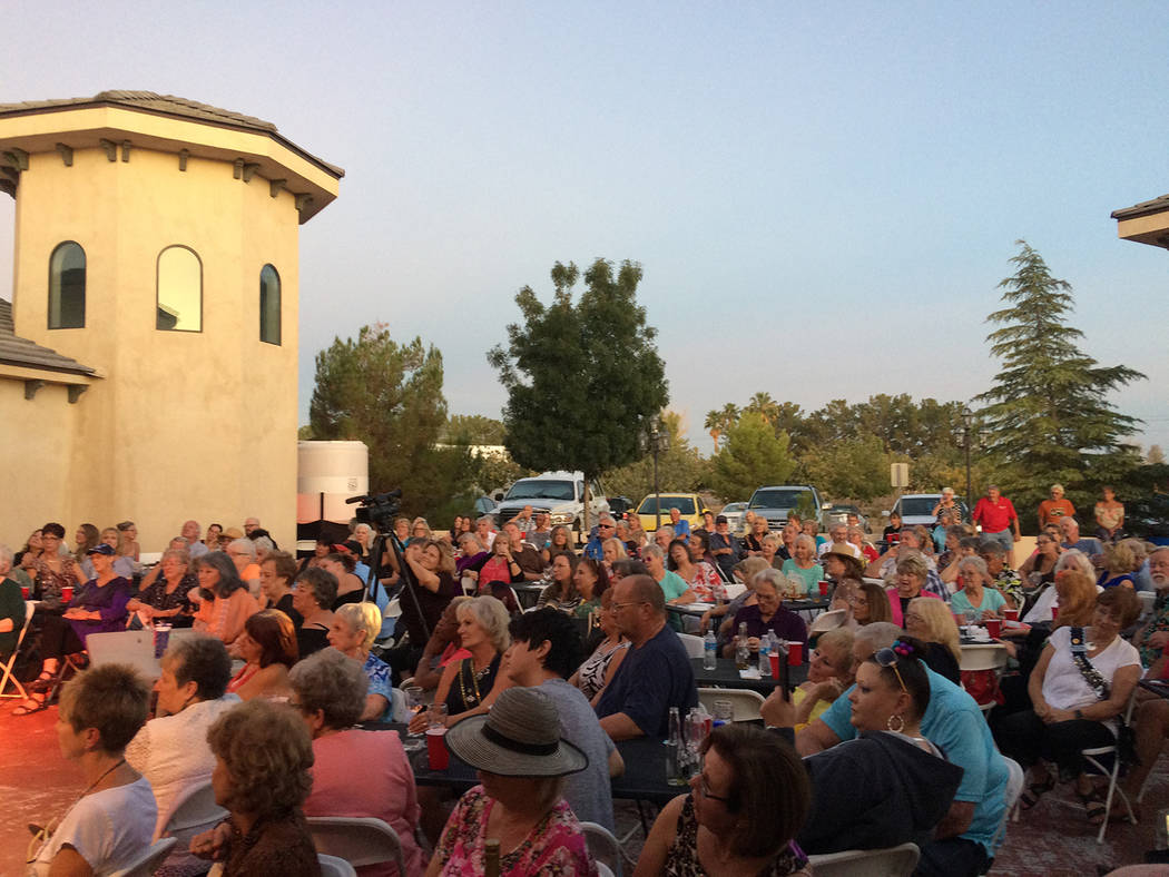 Robin Hebrock/Pahrump Valley Times The Mr. Hunk from Pahrump Pageant attracted a large crowd on ...