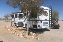 Nye County government The Nye County Sheriff’s Office command post on Thursday, Sept. 19 as s ...