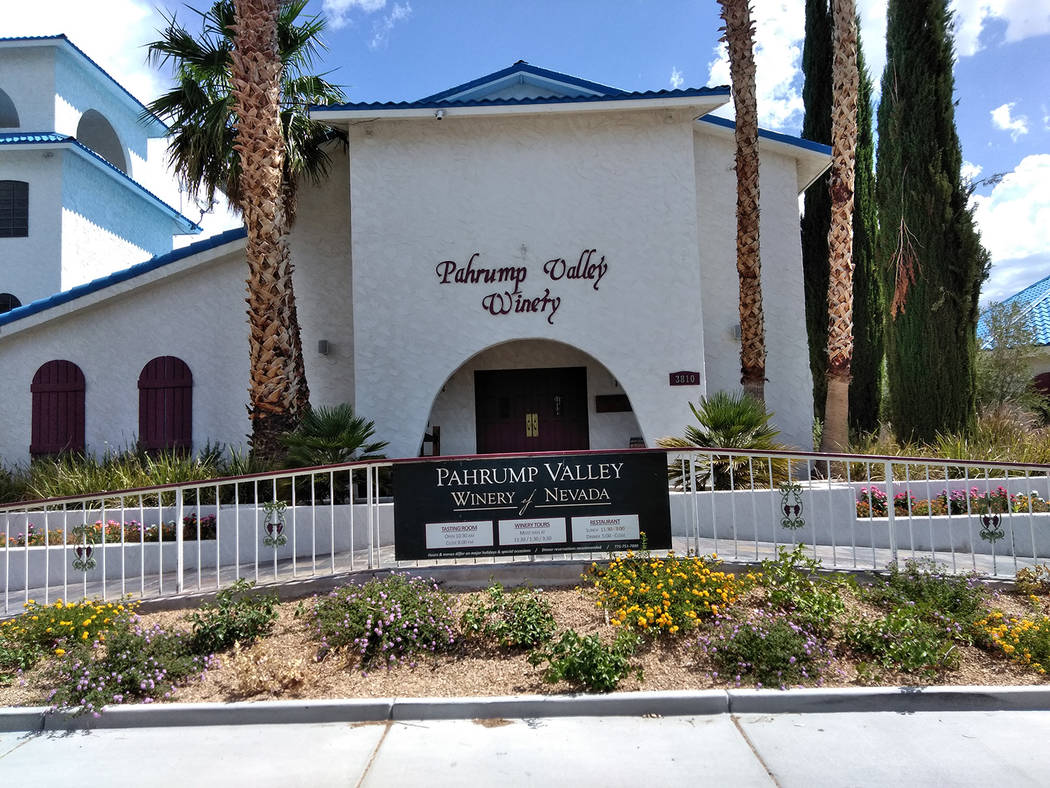 Selwyn Harris/Pahrump Valley Times The Pahrump Valley Winery is at 3810 Winery Road, off of Sou ...
