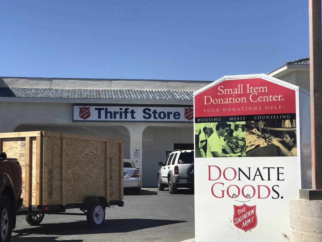 Jeffrey Meehan/Pahrump Valley Times The Salvation Army uses 82 cents of every dollar it collect ...