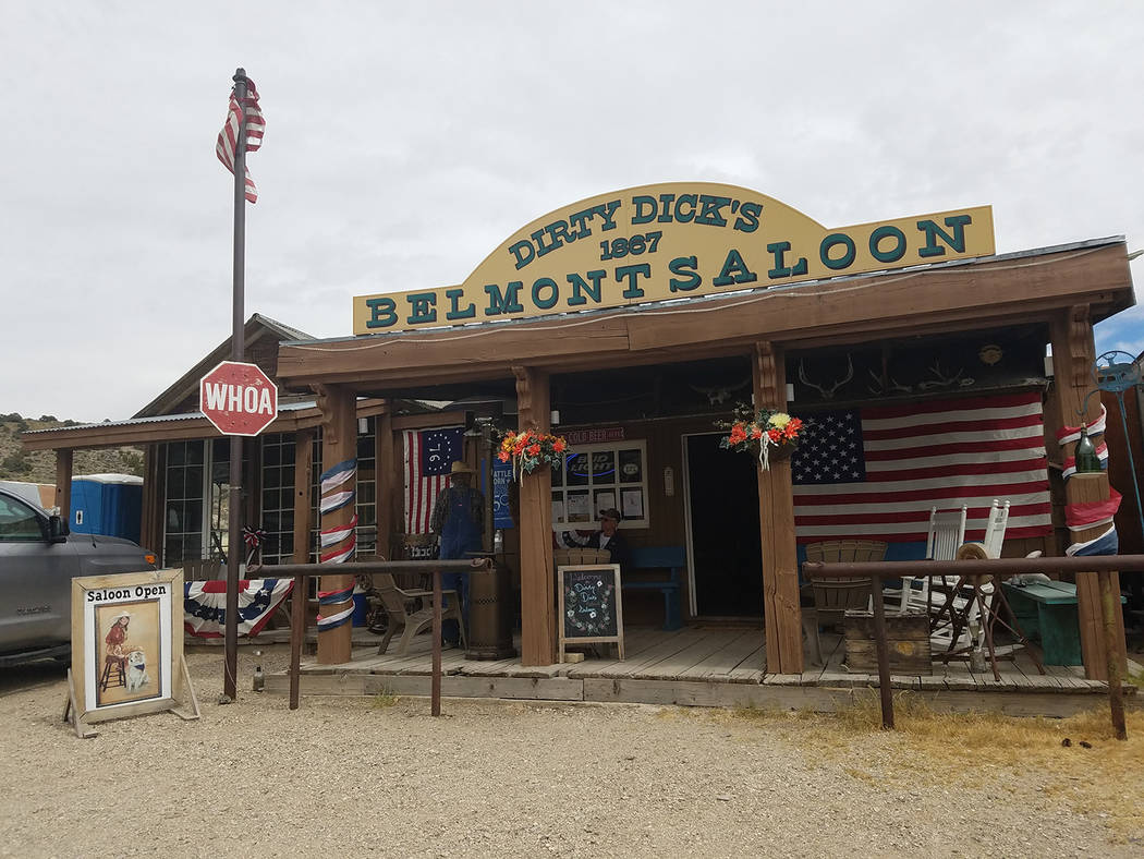 David Jacobs/Pahrump Valley Times The Belmont Saloon as pictured in a 2016 photo. The saloon is ...