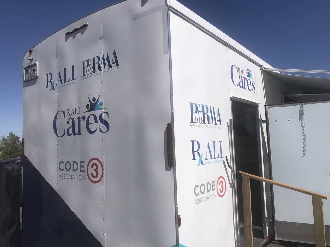 Rx Abuse Leadership Initiative of Nevada (RALI) debuted its RALI Cares vehicle at the Nevada Re ...