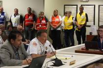 Robin Hebrock/Pahrump Valley Times Nye County Emergency Management Director Scott Lewis is pict ...