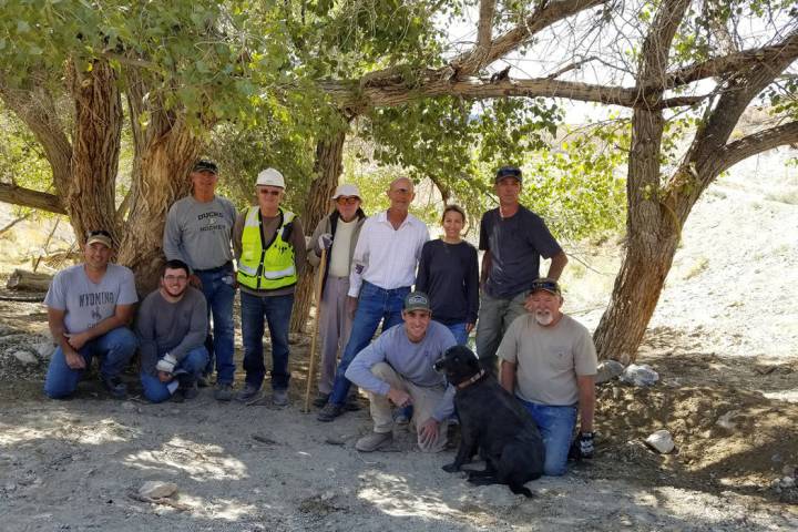 Nevada Department of Wildlife A look at the happy project team.