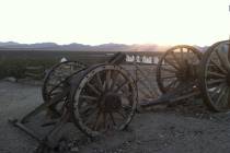 Lillian Browne/Pahrump Valley Times file Sculptures as part of the Goldwell Open Air Museum as ...