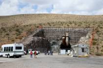 K.M. Cannon/Las Vegas Review-Journal The south portal to a five-mile tunnel in Yucca Mountain 9 ...