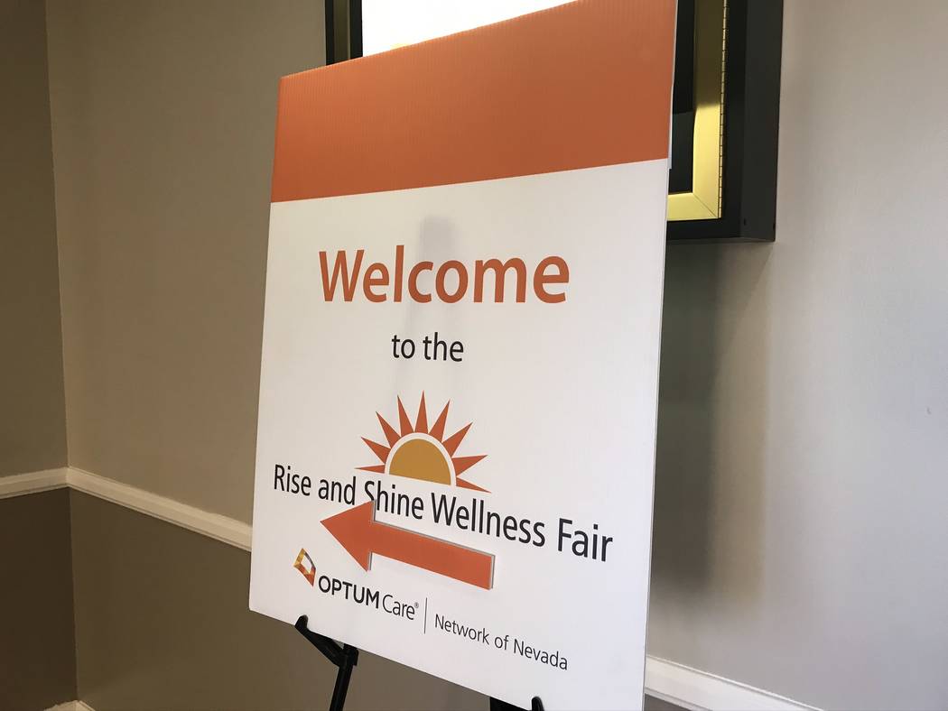 Jeffrey Meehan/Pahrump Valley Times The Rise and Shine Wellness Fair was held at the Pahrump Nu ...