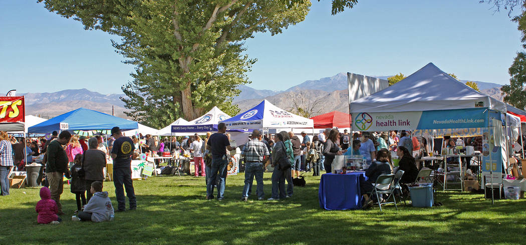 Robin Hebrock/Pahrump Valley Times The Calvada Eye was overtaken by the 2019 Taco Fest, which d ...