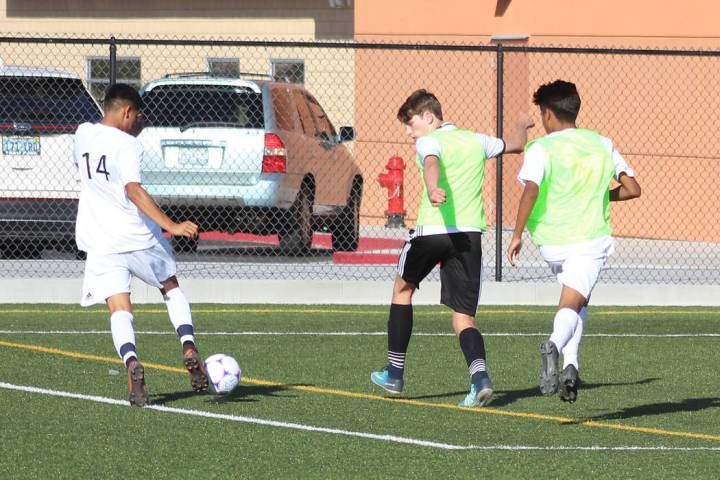 Tom Rysinski/Pahrump Valley Times file photo Pahrump Valley's Abraham Alvarez, shown working ag ...