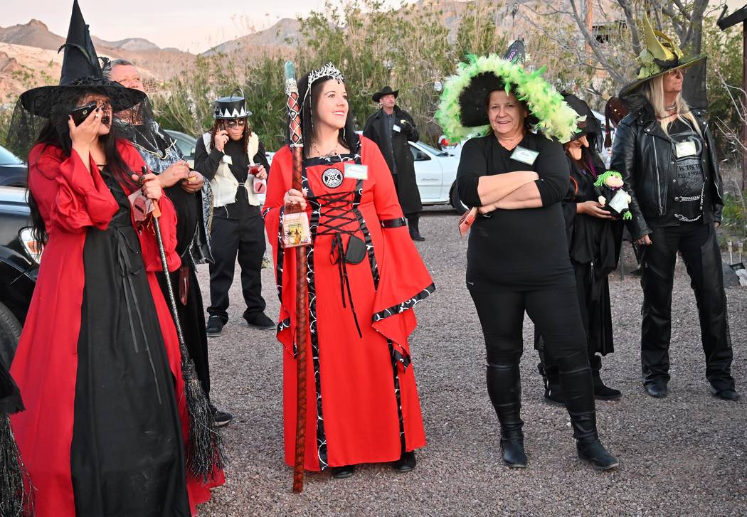 Richard Stephens/Special to the Pahrump Valley Times The annual Witches Walk in Beatty attracte ...