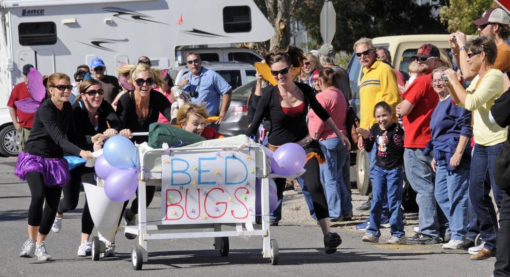 Richard Stephens/Special to the Pahrump Valley Times The bed races are just one of the hilariou ...