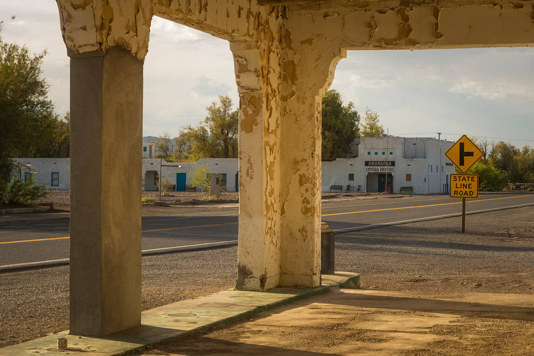 Courtesy of the Amargosa Opera House The Amargosa Opera House as seen from the old service stat ...
