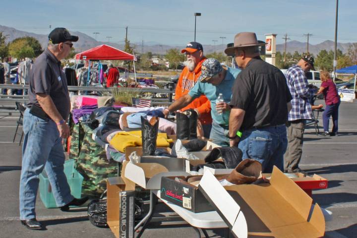 Robin Hebrock/Pahrump Valley Times Disabled American Veterans Chapter #15 Commander Greg Cardar ...