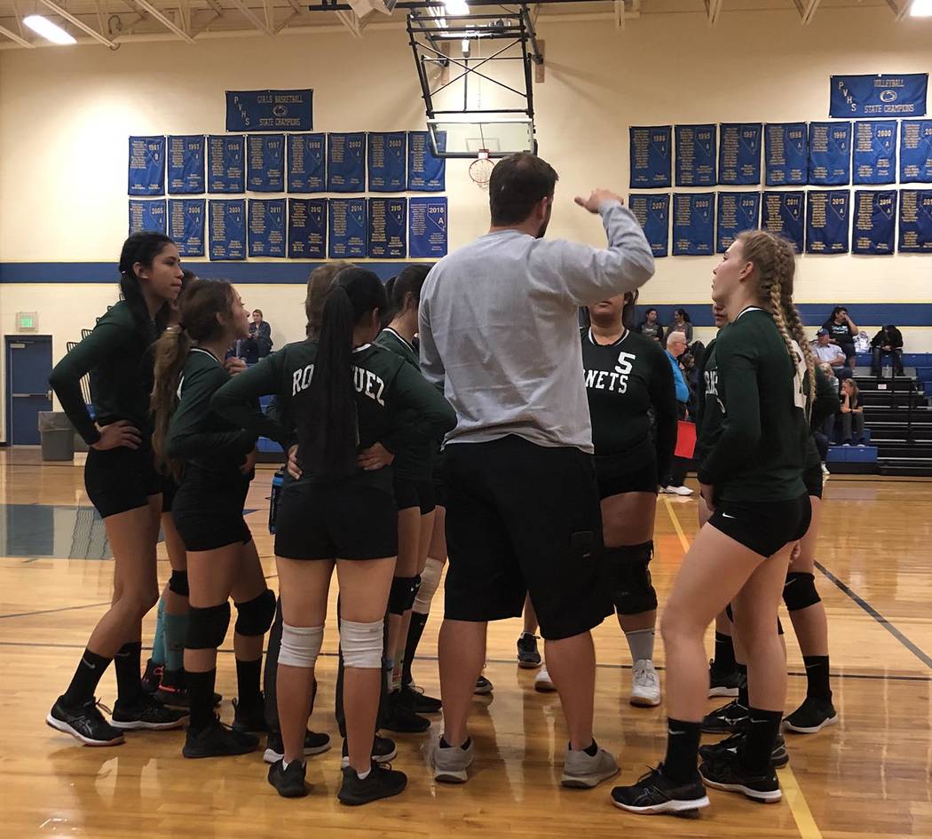 Volleyball Owyhee eliminates Beatty from region touranment Pahrump