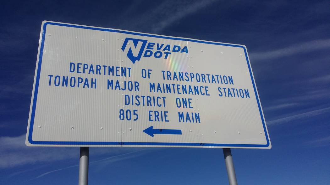 David Jacobs/Pahrump Valley Times The Nevada Department of Transportation's District 1 coverage ...