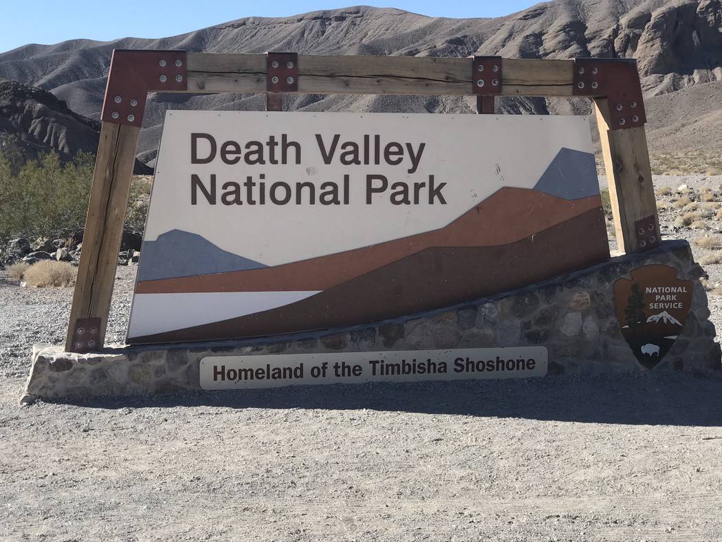 Jeffrey Meehan/Pahrump Valley Times A team of 20 mules made their way across Death Valley Natio ...