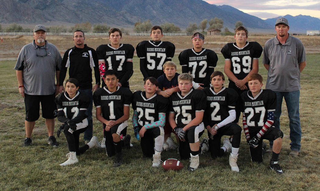 Special to the Times-Bonanza & Goldfield News The Round Mountain Junior High School football te ...
