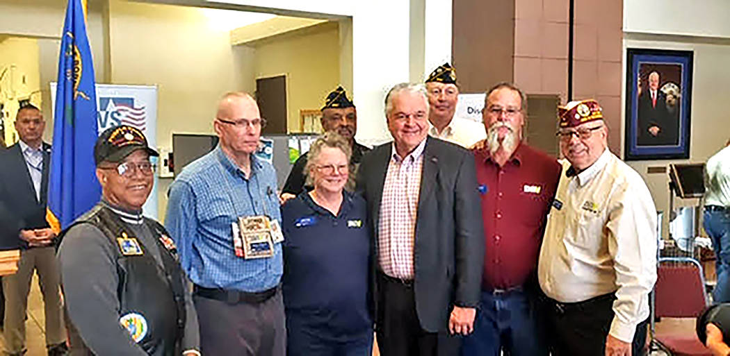Special to the Pahrump Valley Times Members of the Disabled American Veterans Chapter #15 pose ...