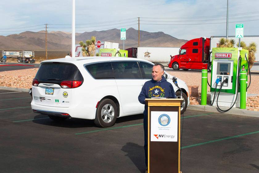 Electric vehicle charging station goes live in Southern Nevada