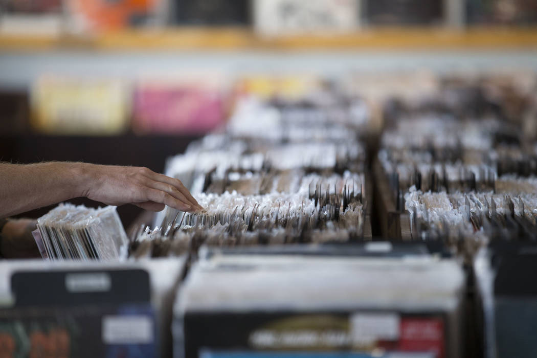 Richard Brian Las Vegas Review-Journal A customer browses the vinyl records at 11th Street Reco ...