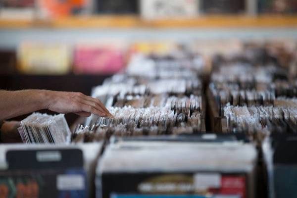 Richard Brian Las Vegas Review-Journal A customer browses the vinyl records at 11th Street Reco ...