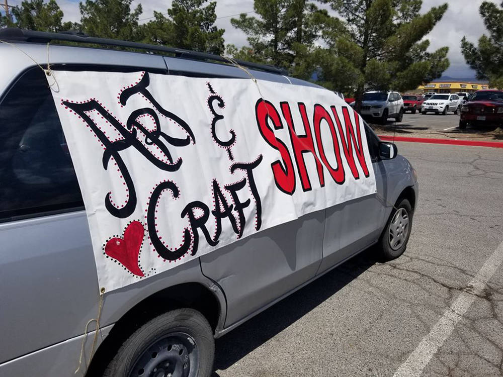 David Jacobs/Pahrump Valley Times Art and craft shows are a key venue for local artists wishing ...
