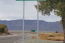 Nevada Department of Transportation The newly fabricated 3-foot-high by 8-foot-long sign featur ...