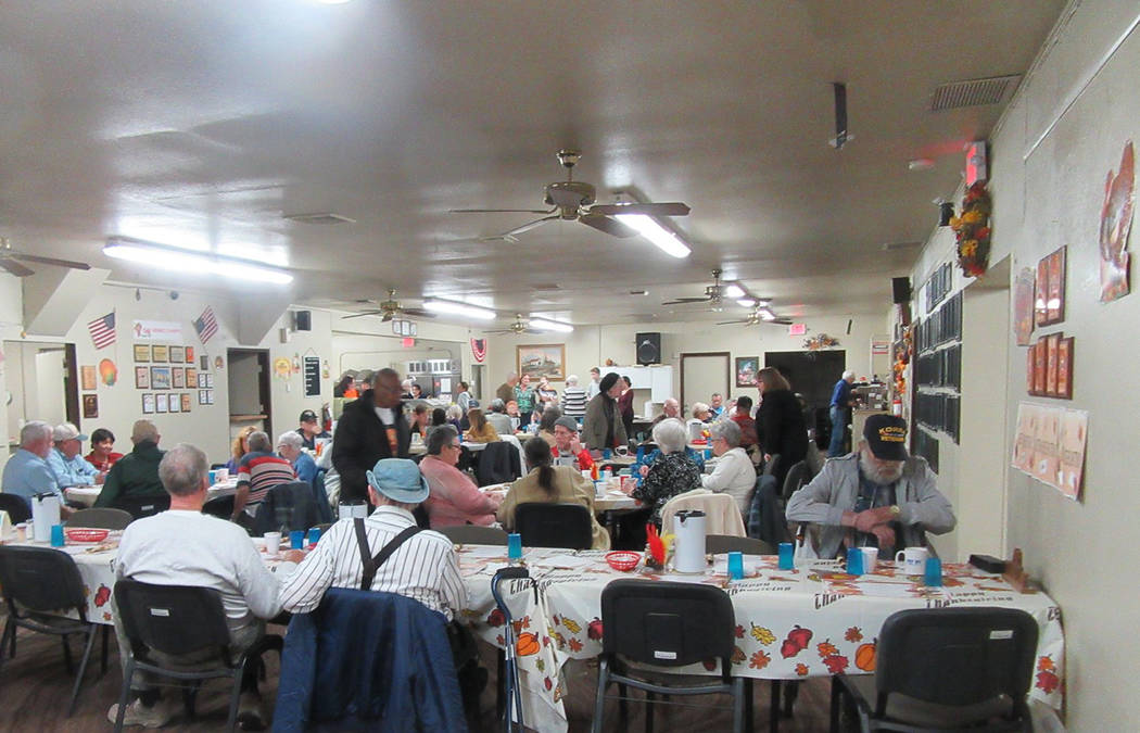 Special to the Pahrump Valley Times Upwards of 200 guests visited the Pahrump Senior Center for ...