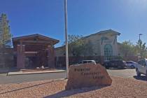 Robin Hebrock/Pahrump Valley Times The Pahrump Community Library is located at 701 East Street ...