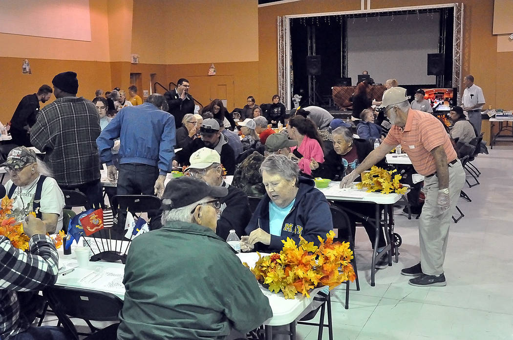 Horace Langford Jr./Pahrump Valley Times The NyE Communities Coalition Activities Center was pa ...