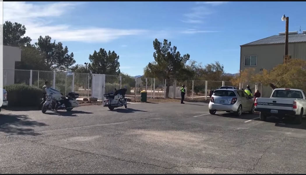 Nye County Sheriff's Office/screenshot As stated in a video news release, the Nye County Sherif ...