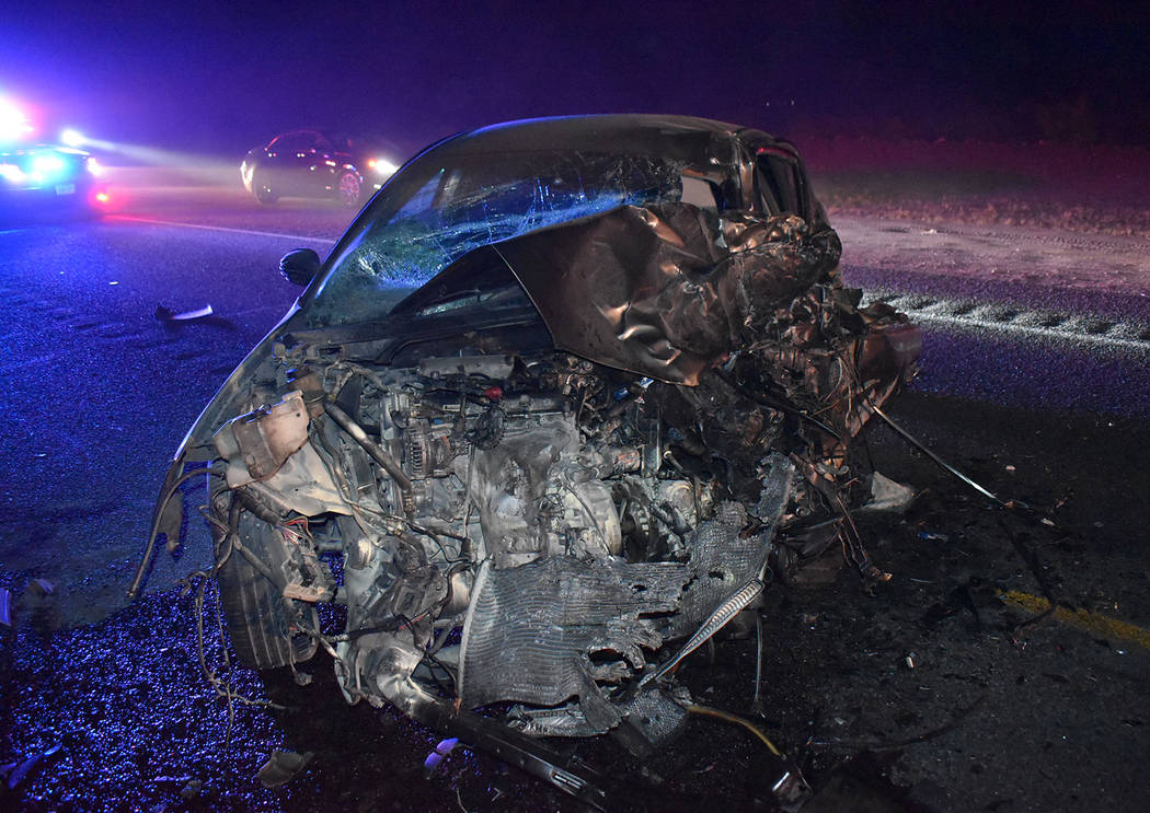 Special to the Pahrump Valley Times Two people were killed following a head-on crash along High ...
