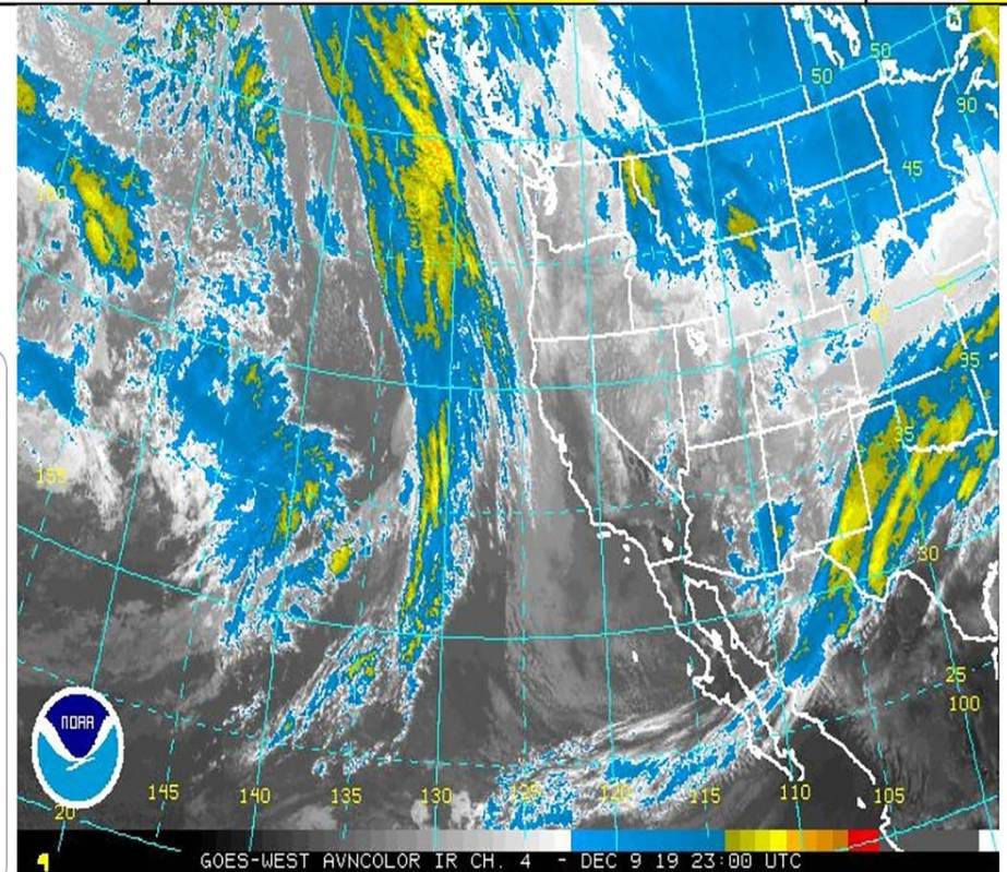 National Weather Service A look at how the weather was shaping up earlier this week after a sto ...
