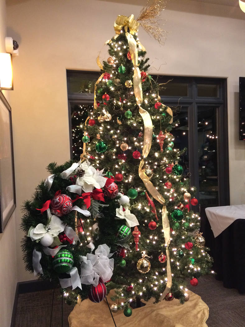 Robin Hebrock/Pahrump Valley Times The Festival of Trees auction helps bring in thousands of do ...