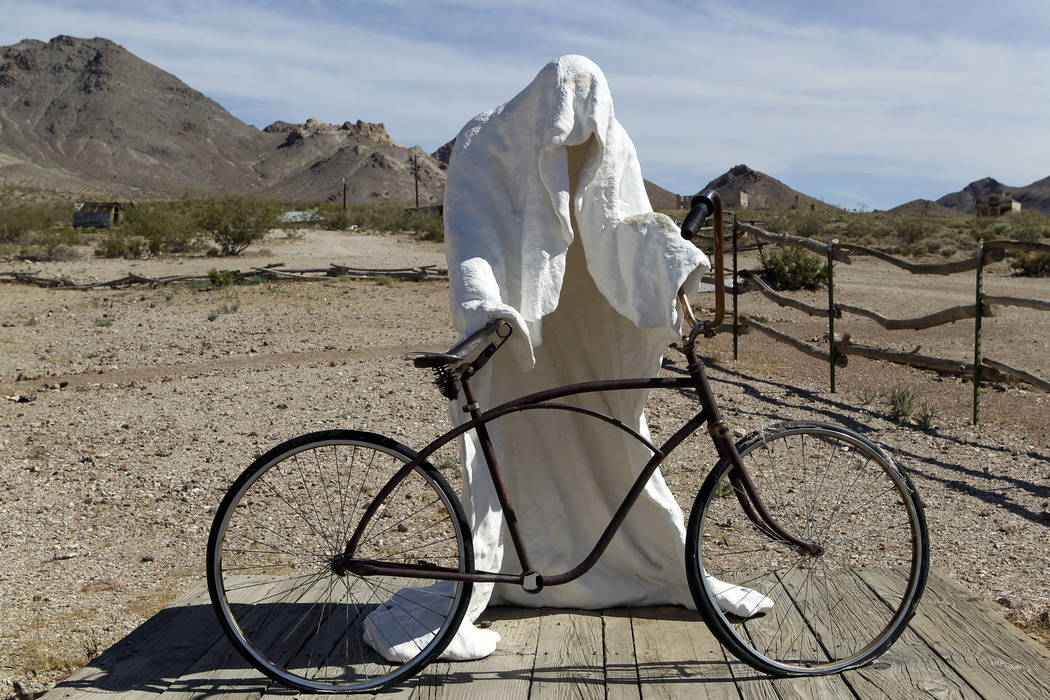 K.M. Cannon/Las Vegas Review-Journal file Ghost Rider, a 1984 sculpture by Belgian artist Char ...