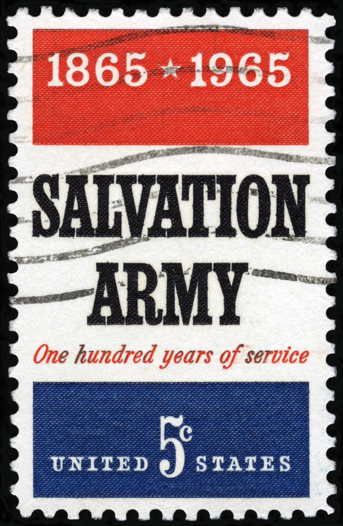 Getty Images A historic look at a canceled stamp from Salvation Army, an organization that dat ...