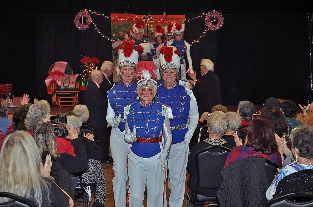 Horace Langford Jr./Pahrump Valley Times Leading the Silver Tappers in the traditional last per ...