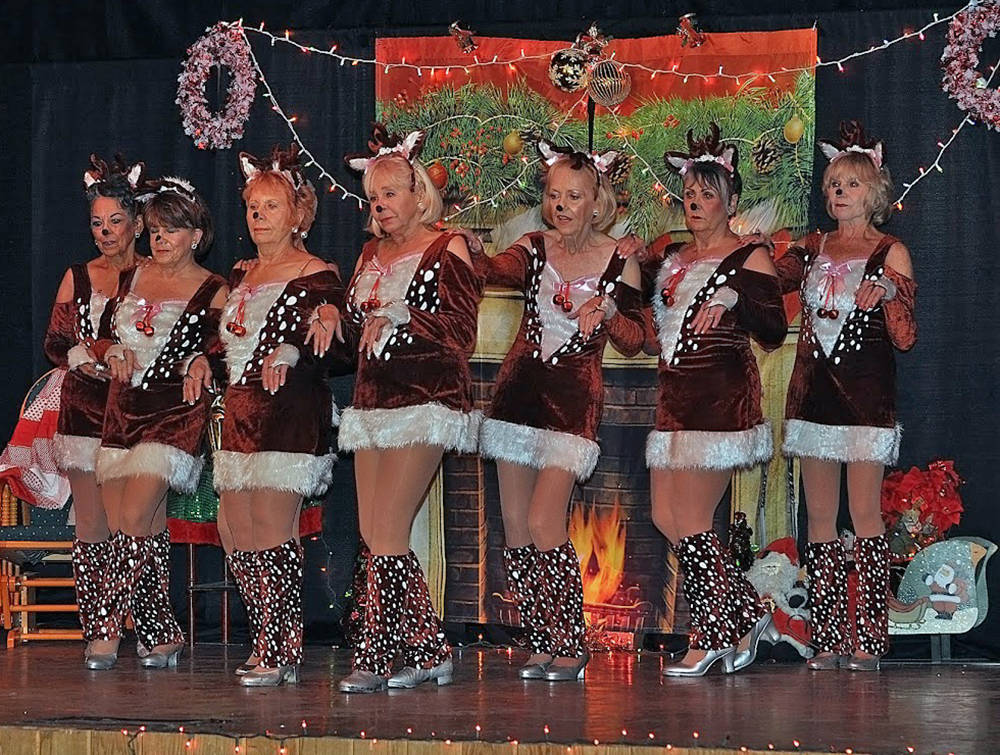 Horace Langford Jr./Pahrump Valley Times The ladies of the Nevada Silver Tappers perform a bran ...