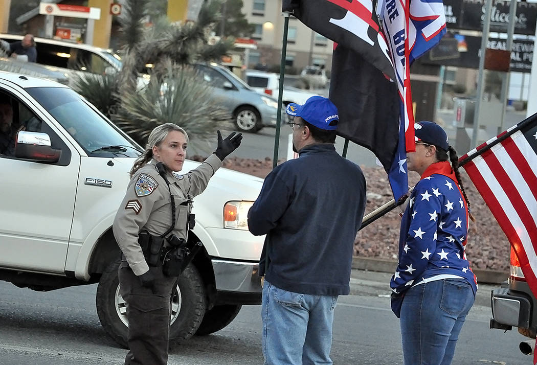 Horace Langford Jr./Pahrump Valley Times - Nye County Sheriff’s Office Sgt. Kaycee Otteson ...