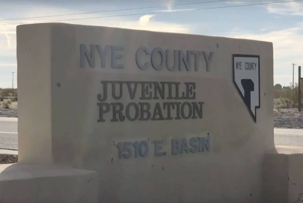 Nye County Juvenile Probation facility (screengrab/Nye County)